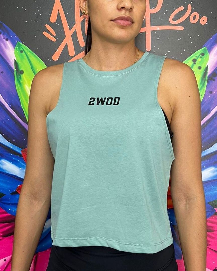 CAMISILLA CORTA VERDE JADE