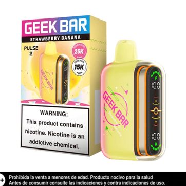 Imagen del producto Geek Bar Pulse 2 Strawberry Banana 25.000 Puffs