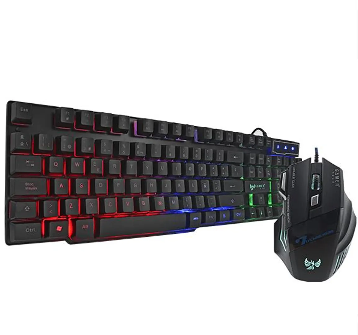 Combo Mouse y teclado Gamer Tech GT300C