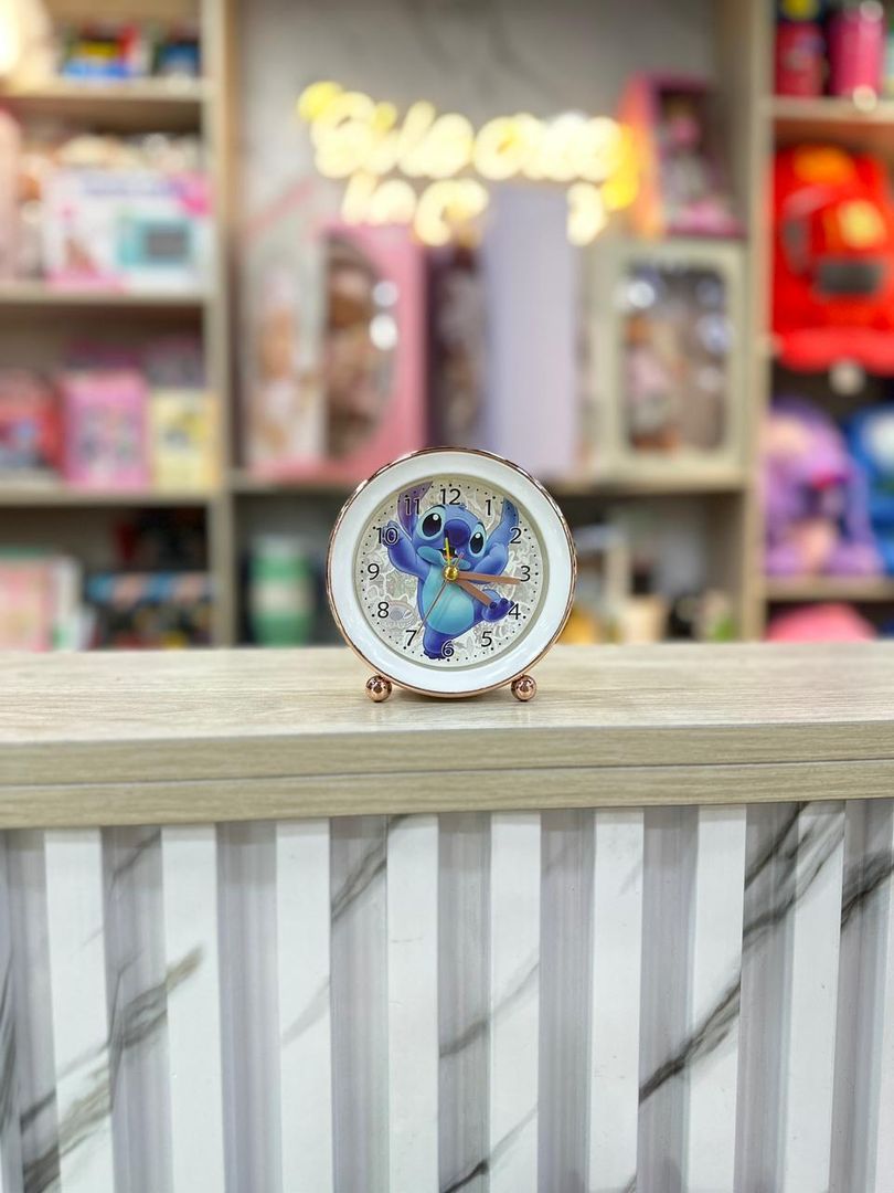 RELOJ DESPERTADOR STICH