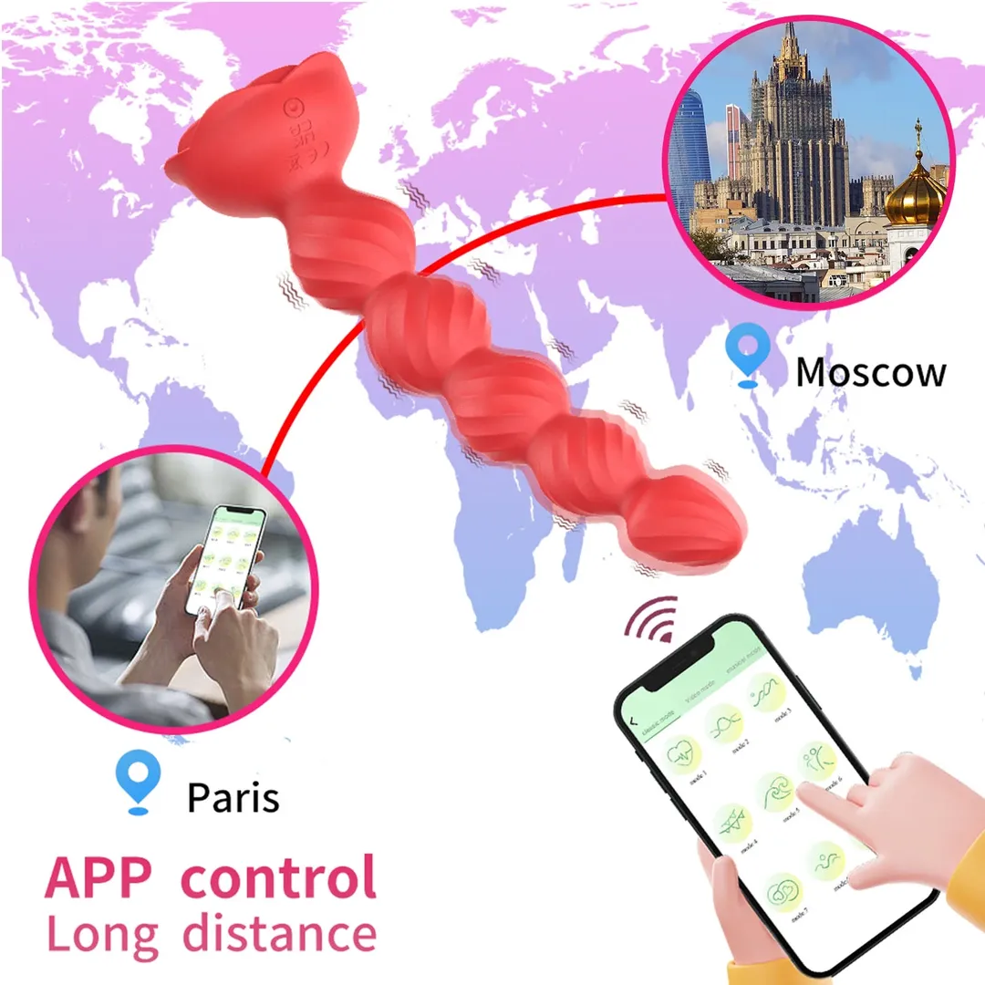 BOLAS ANALES ROSE BEADS CON APP.