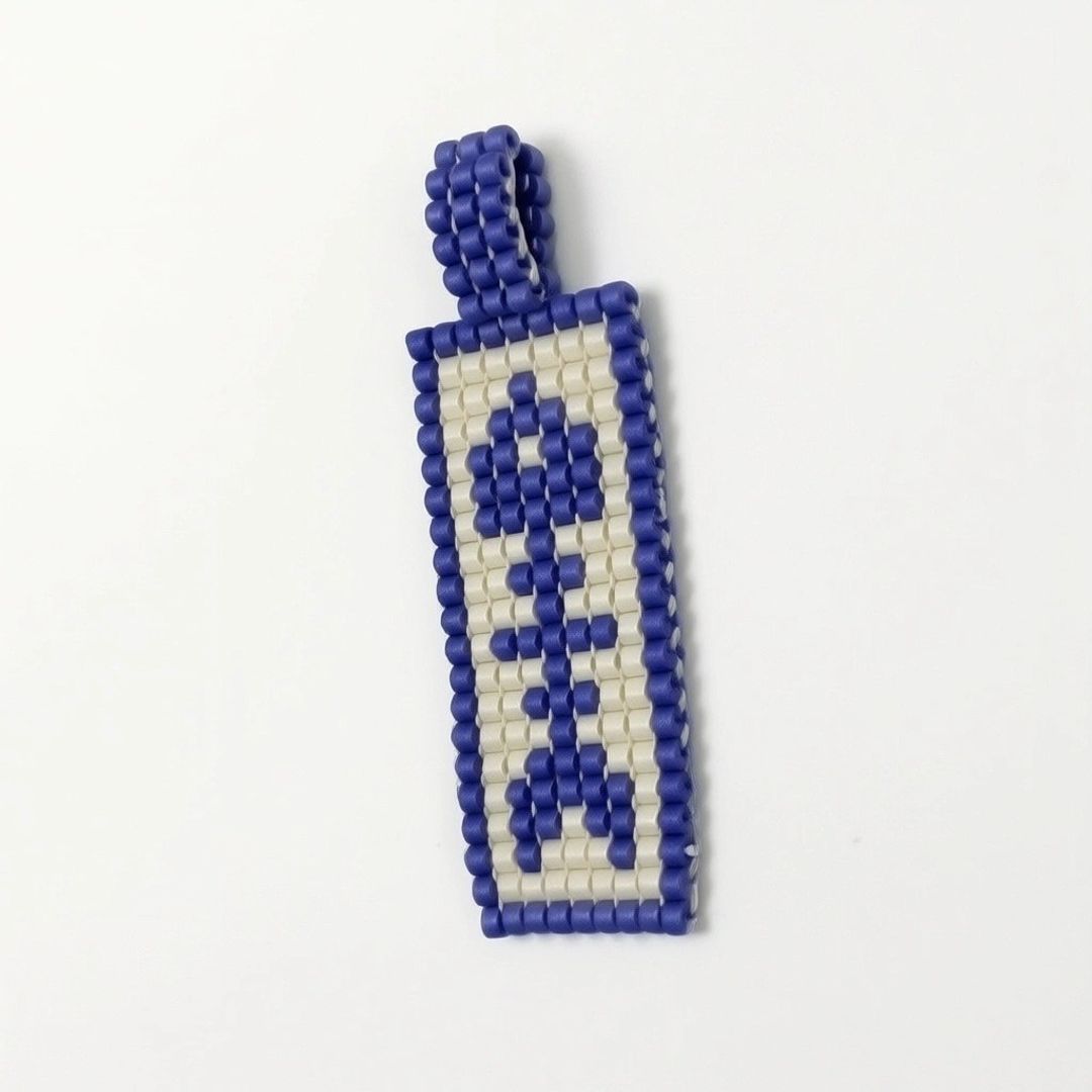 Charm Pez Esqueleto Azul