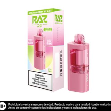 Imagen del producto Raz Pod Strawberry Blast 50.000 Puffs