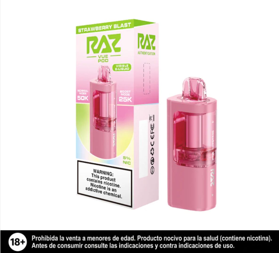 Raz Pod Strawberry Blast 50.000 Puffs