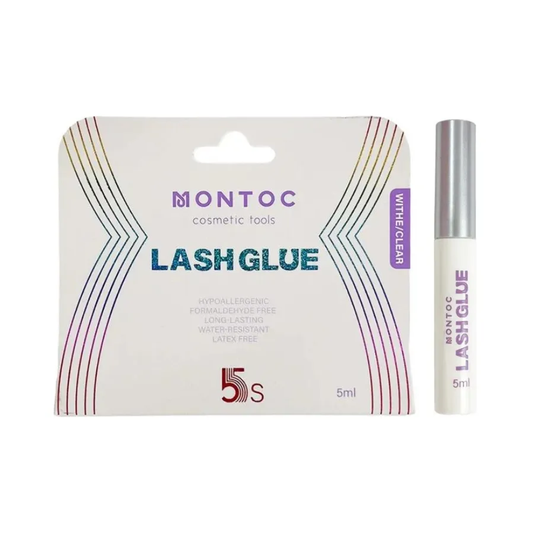 PEGA PARA PESTAÑAS LASHGLUE SIN COLOR 5ML MONTOC