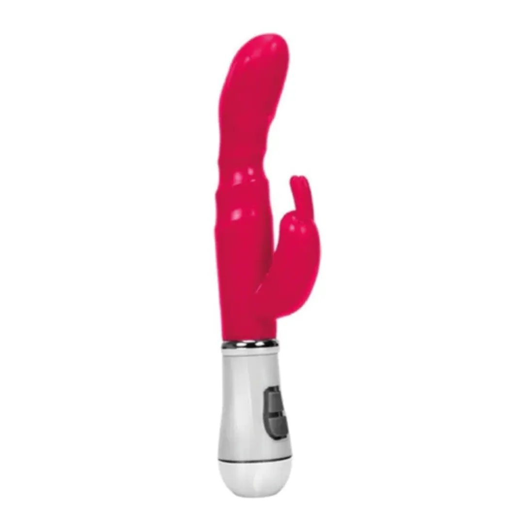 VIBRADOR CON ESTIMULADOR DE CLÍTORIS G POINT RECARGABLE