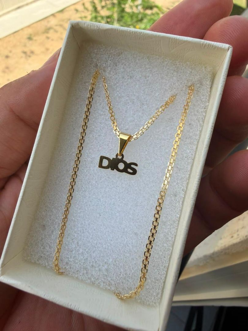 CADENA + DIJE DIOS