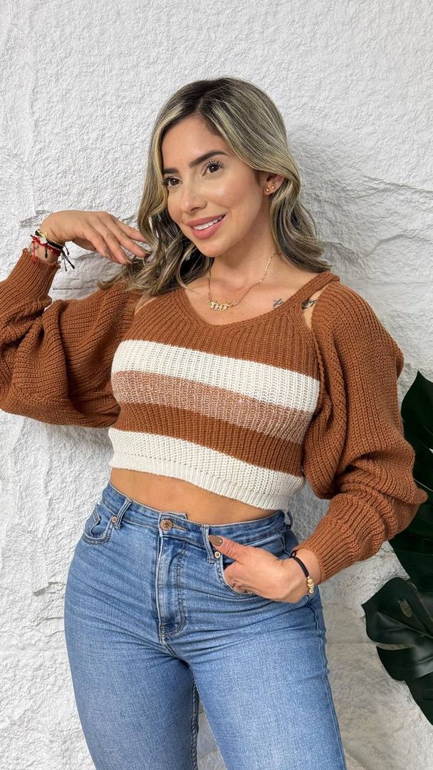 Duo tejido top y buso