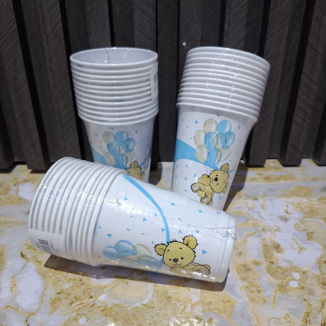 VASO X12 UND OSO AZUL 