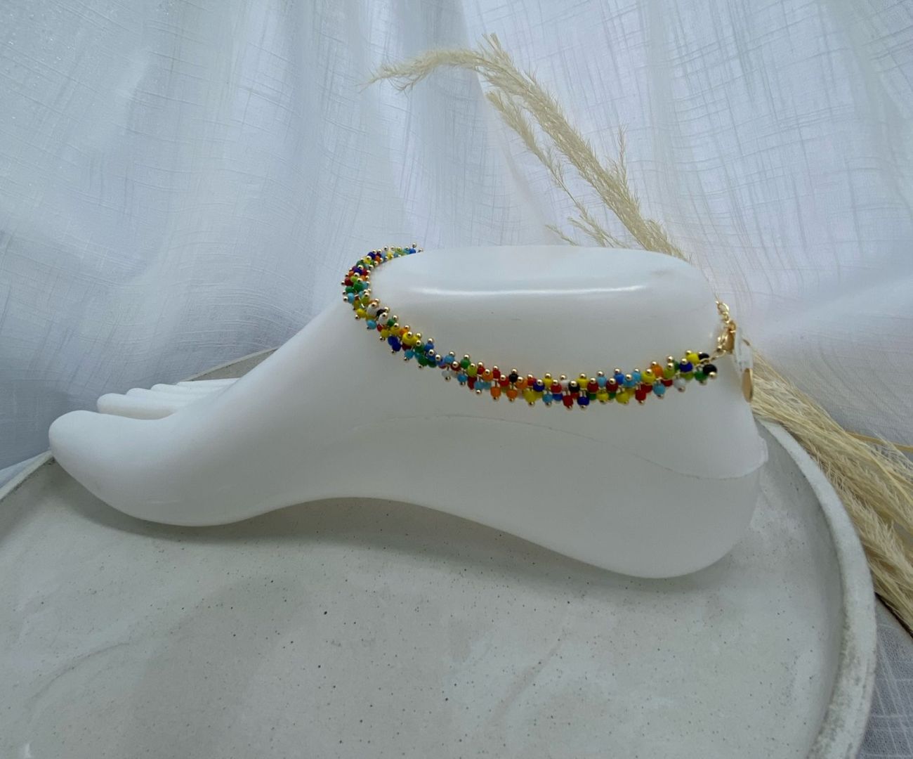 Tobillera, varios colores, covergold 