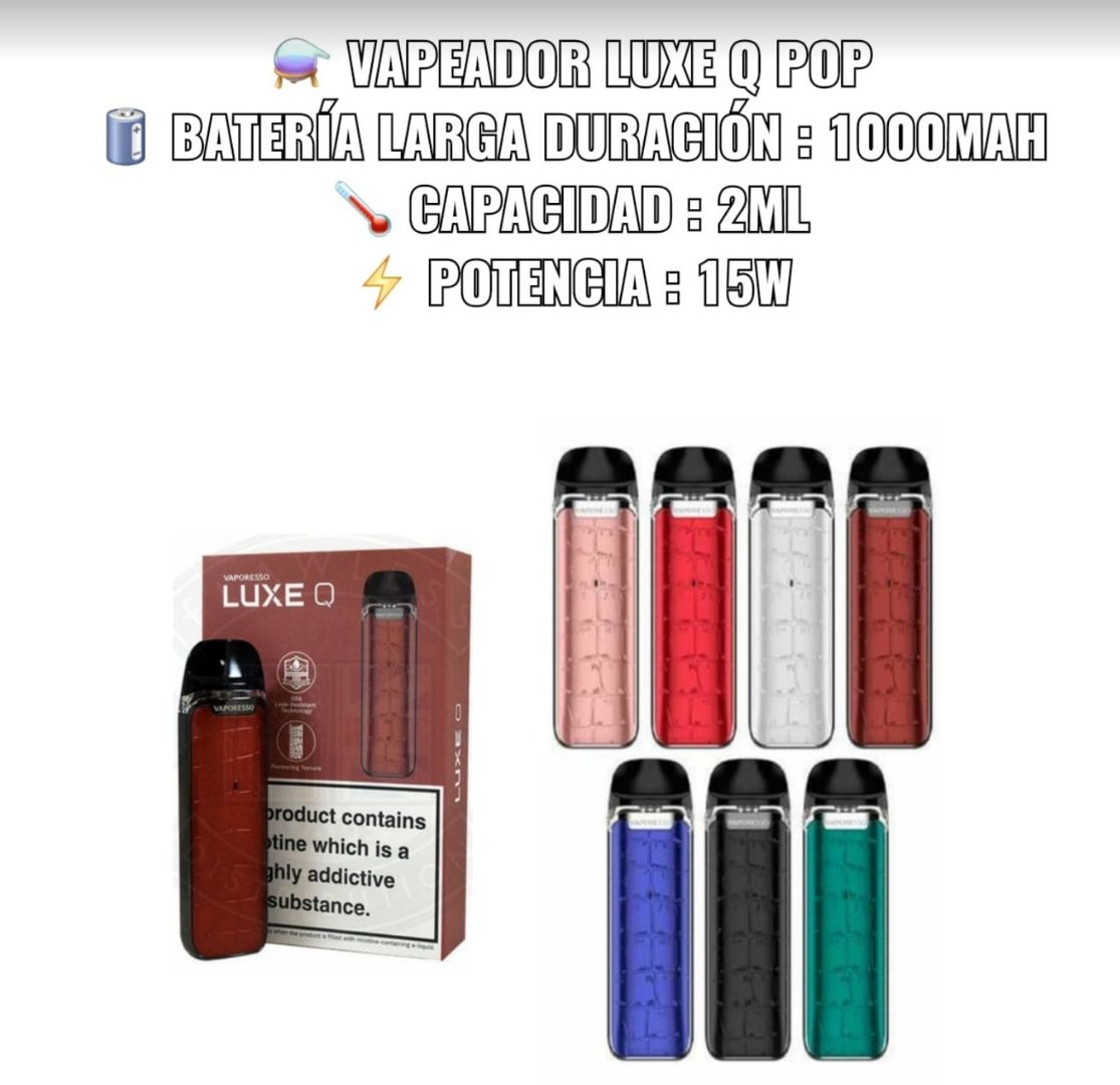 VAPEADOR LUXE Q POP