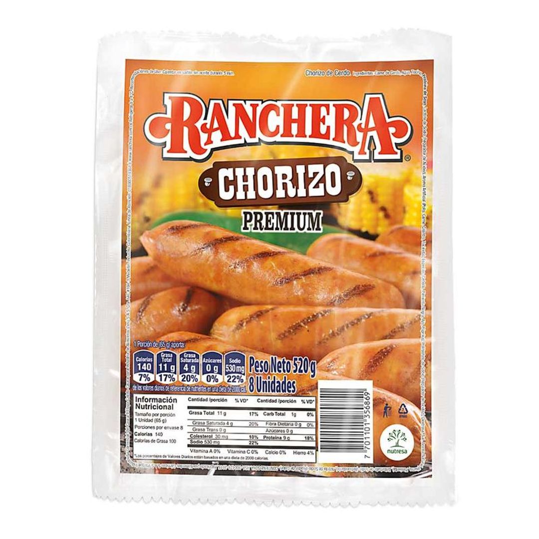 CHORIZO RANCHERA*520G*8