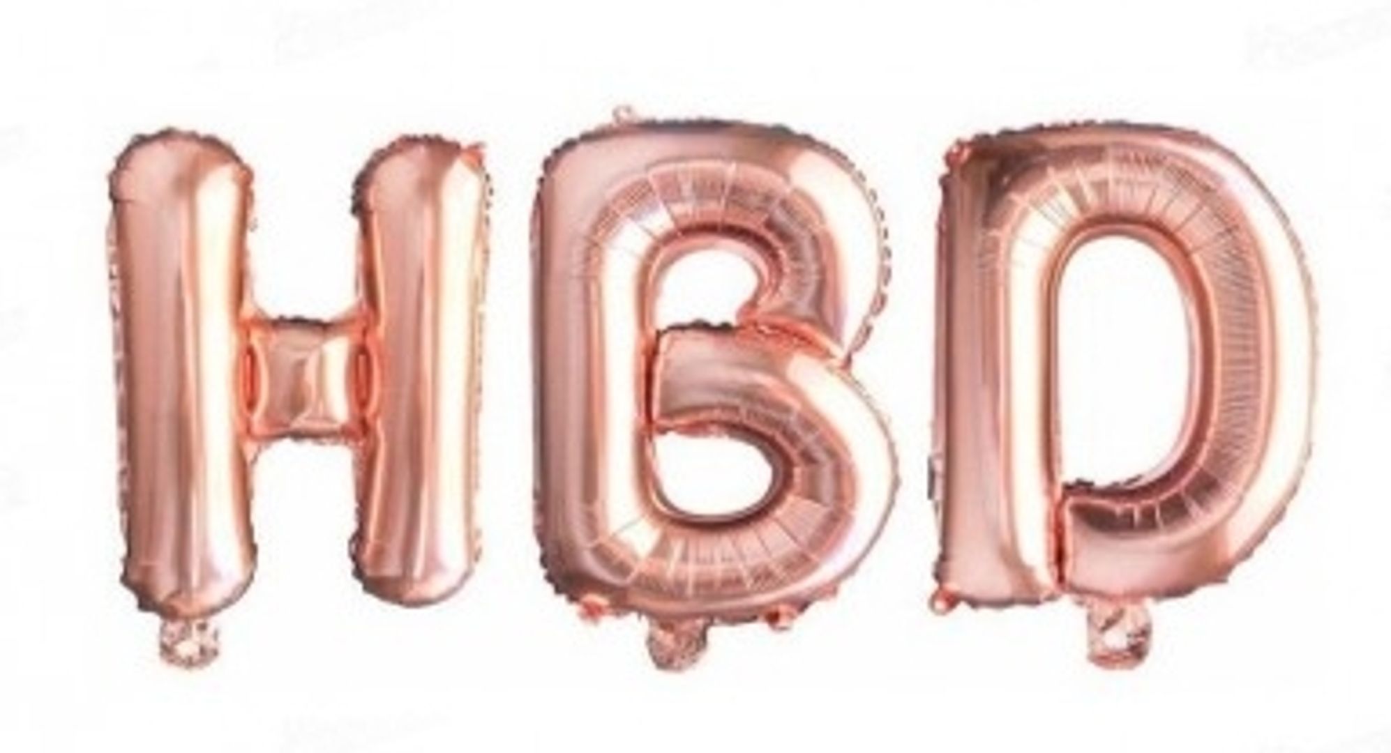 GLOBO FOIL HBD 18'  LETRA X LETRA SURTIDO