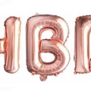 GLOBO FOIL HBD 18'  LETRA X LETRA SURTIDO - imagen 1