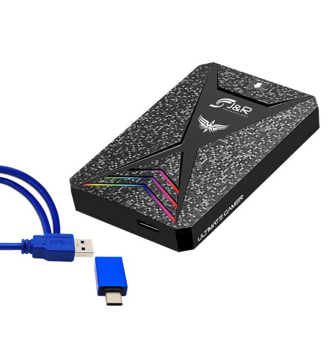 Caja Externa Gamer Disco Duro USB 3.0 y TipoC jhdd004