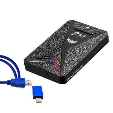 Imagen del producto Caja Externa Gamer Disco Duro USB 3.0 y TipoC jhdd004