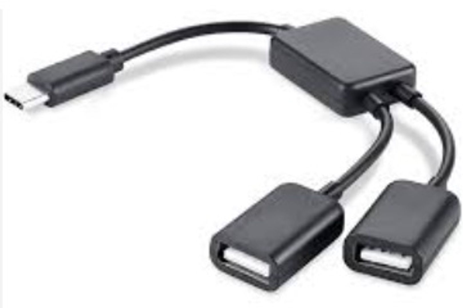 Cable OTG HUB Tipo C x2