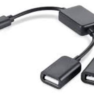 Imagen del producto Cable OTG HUB Tipo C x2