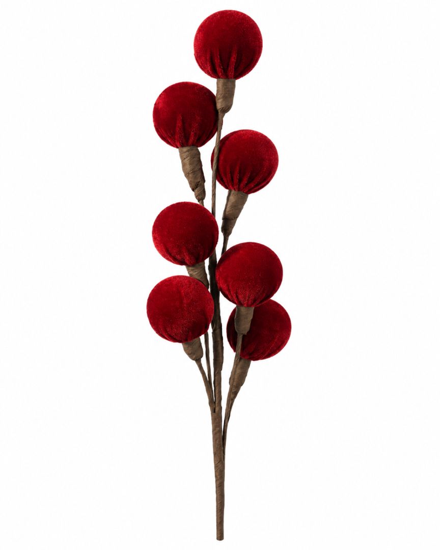 ESPIGA DE ESFERAS DE PANA ROJA