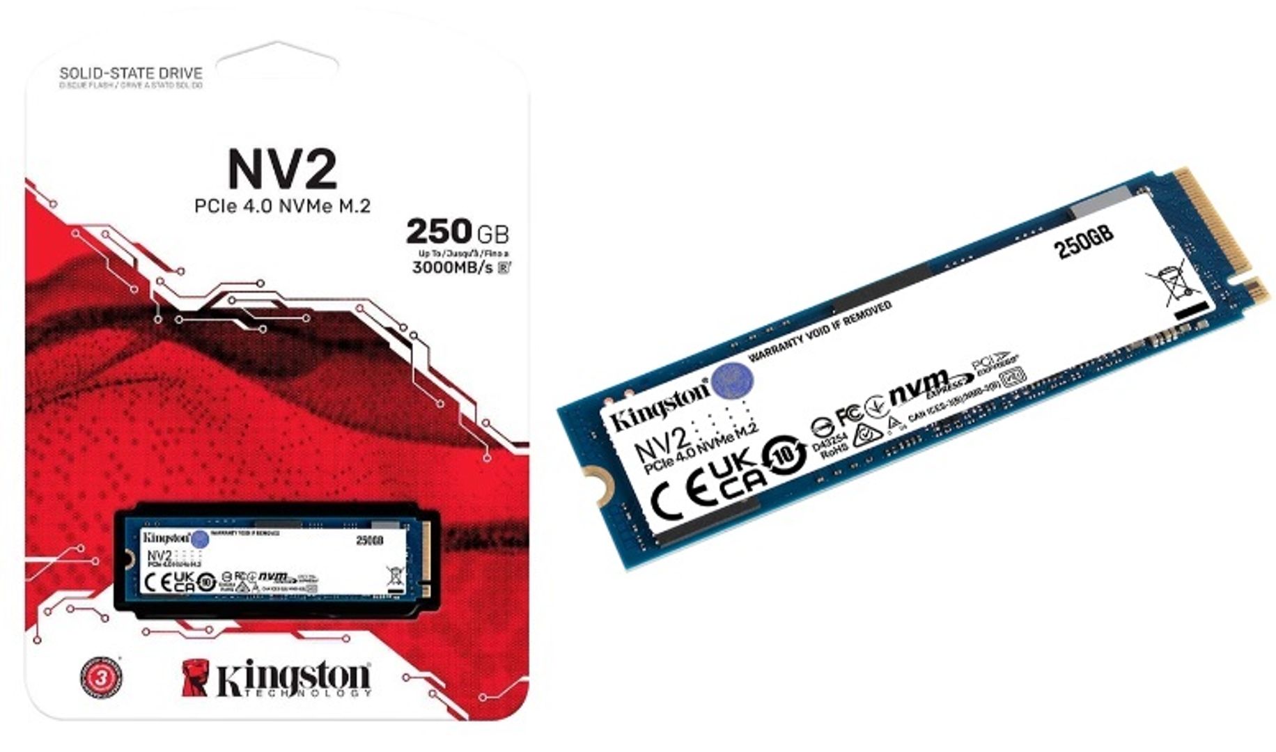 Disco Sólido M2 PCIE Kingston 250GB