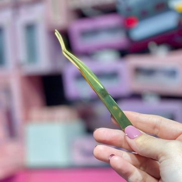 PINZA CURVA APLICADORA DE PESTAÑAS - imagen 3