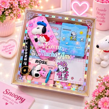 Caja regalo Snoopy acetato  - imagen 1