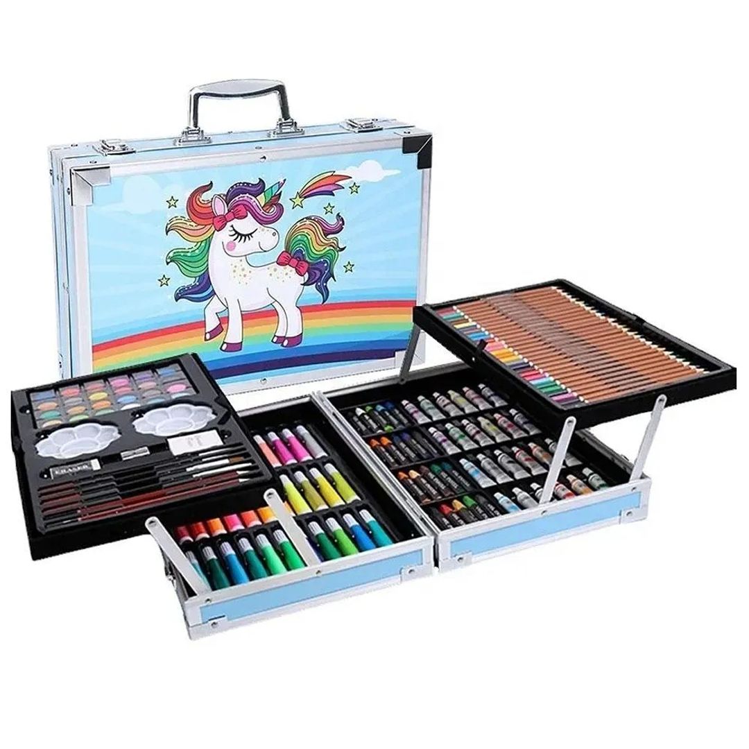 MALETIN KIT DE ARTE METALICO DIBUJO CREATIVO