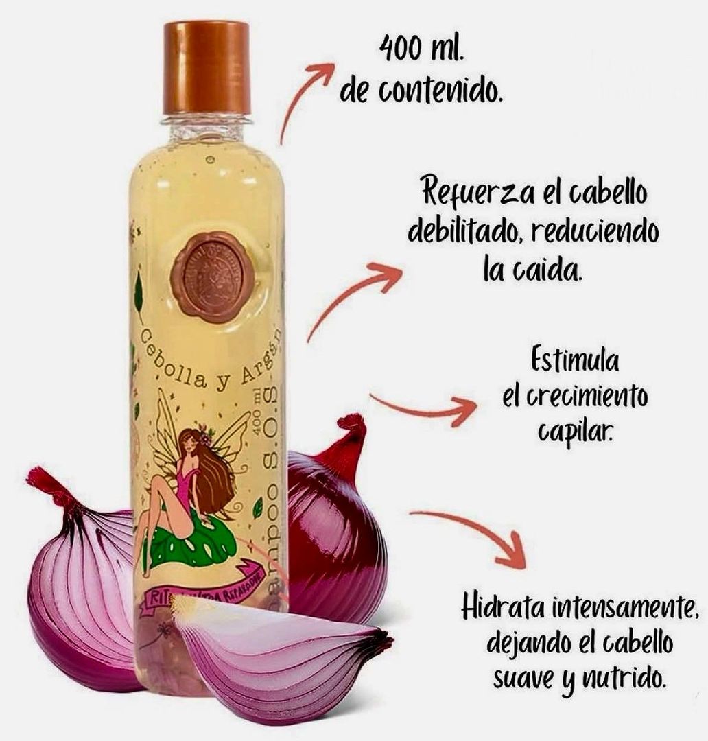ORIGEN BOTÁNICO SHAMPOO S.O.S DE CEBOLLA & ARGAN