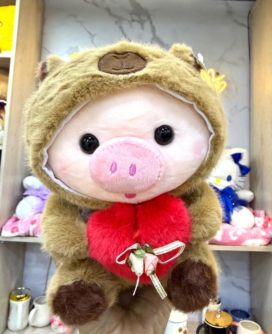 CERDO DISFRAZ CAPIBARA 20cm