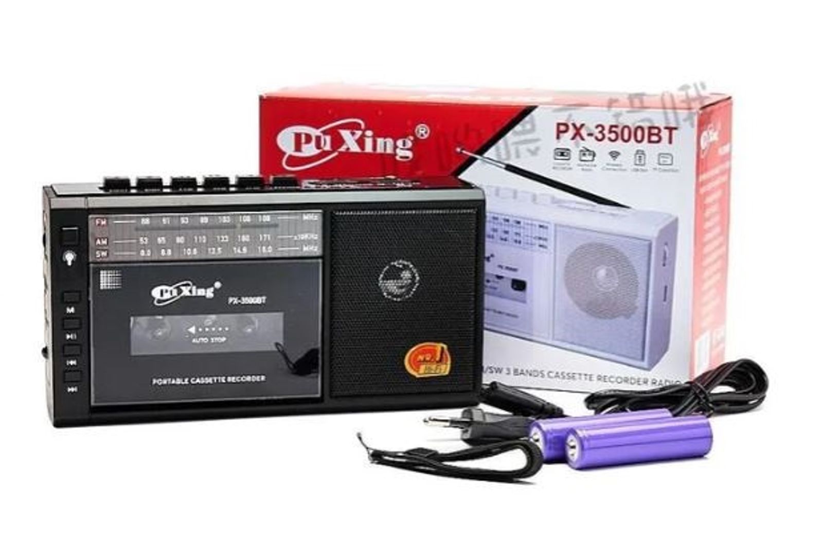 Radio PuXing PX-3500BT Casetera
