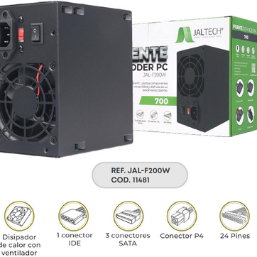 Imagen del producto FUENTE DE PODER PC 700