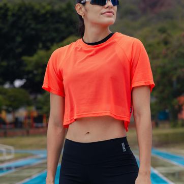 CAMISETA MALLA NARANJA - imagen 1