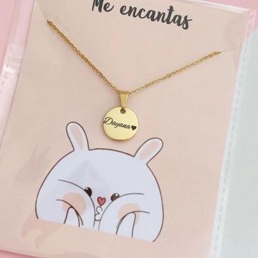 COLLAR PLACA NOMBRE  - imagen 1