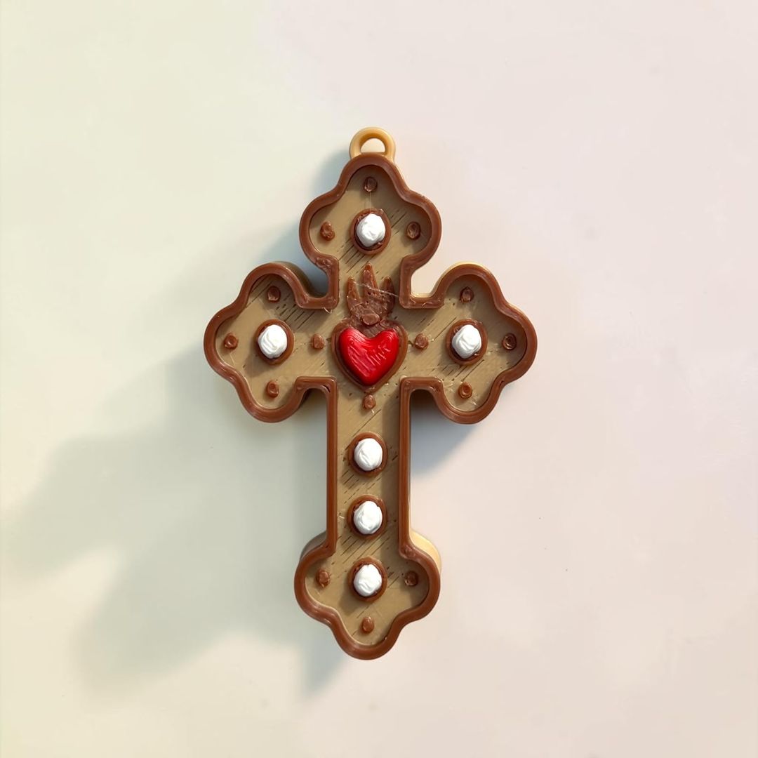 Dije Cruces Corazón 