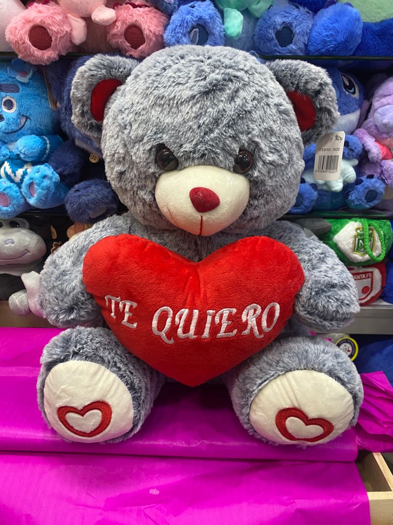 OSO CORAZON 38CM