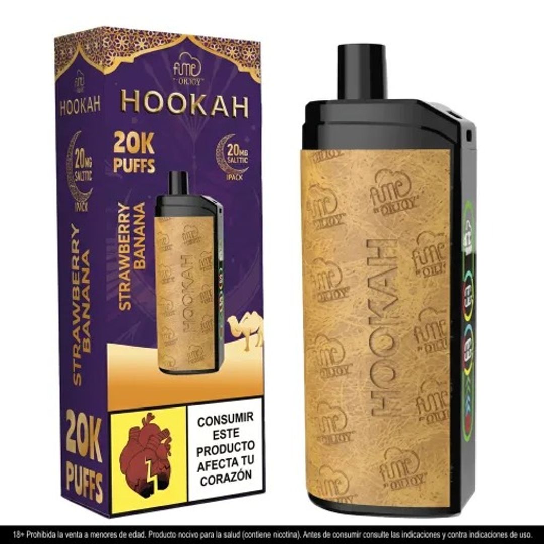 Fume Hookah Strawberry Banana 2% Nic 20.000 Puffs
