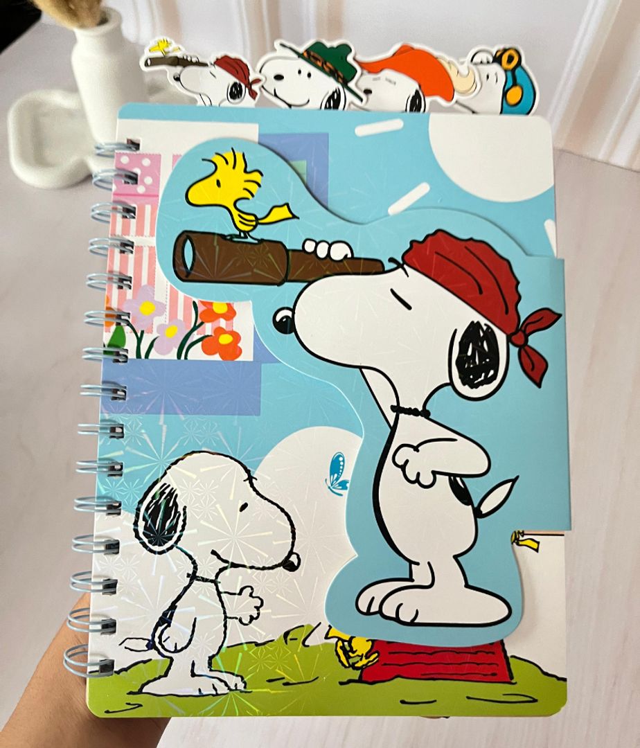 Agenda snoopy 5 materias 