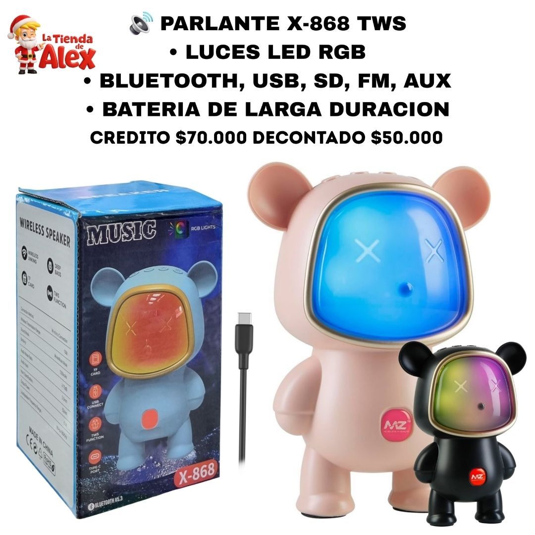 Parlante X-868 TWS
