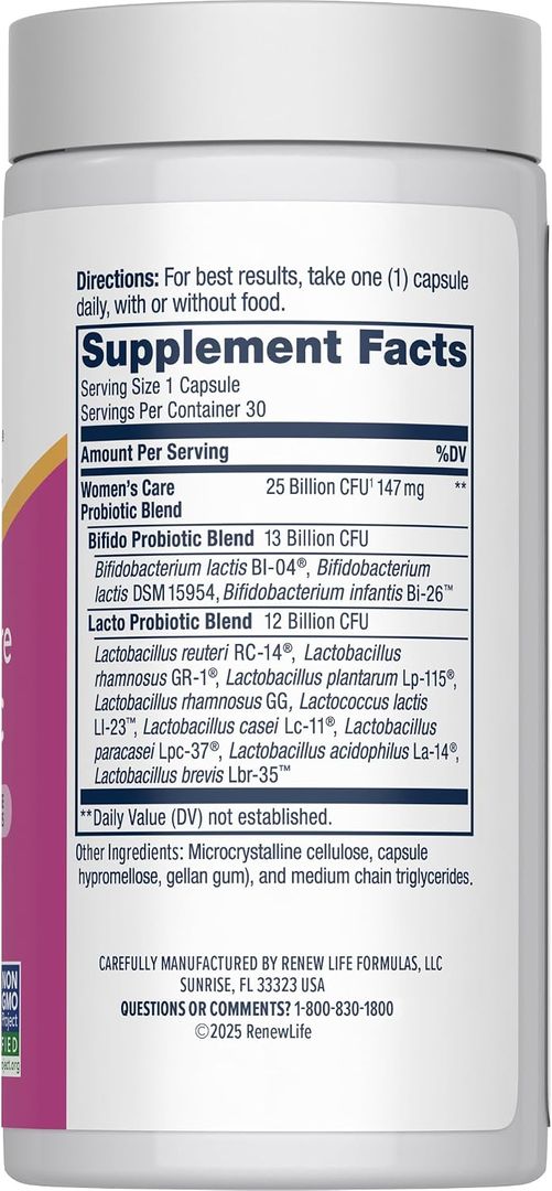 RENEWLIFE Probioticos Mujer