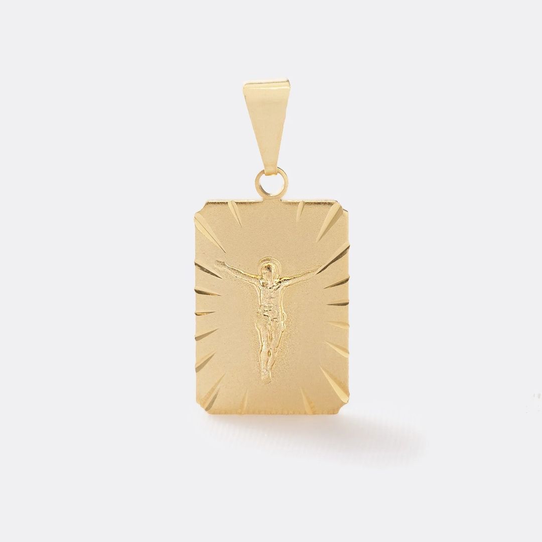 D placa señor crucificado 