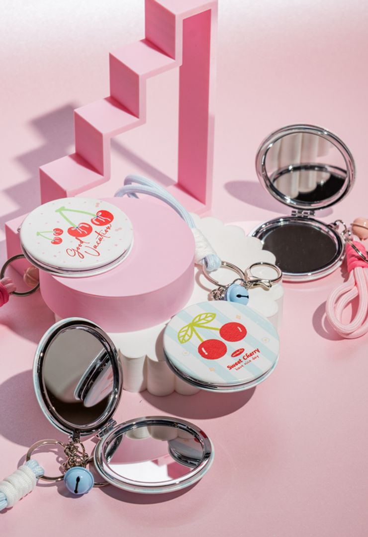 ESPEJO LLAVERO CEREZA