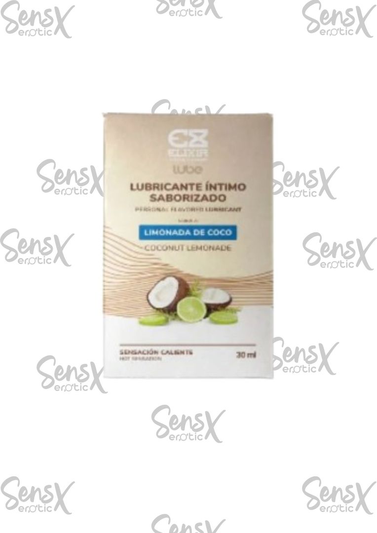 Sensaciones Fem Store – Lubricante Íntimo Saborizado Limonada de Coco