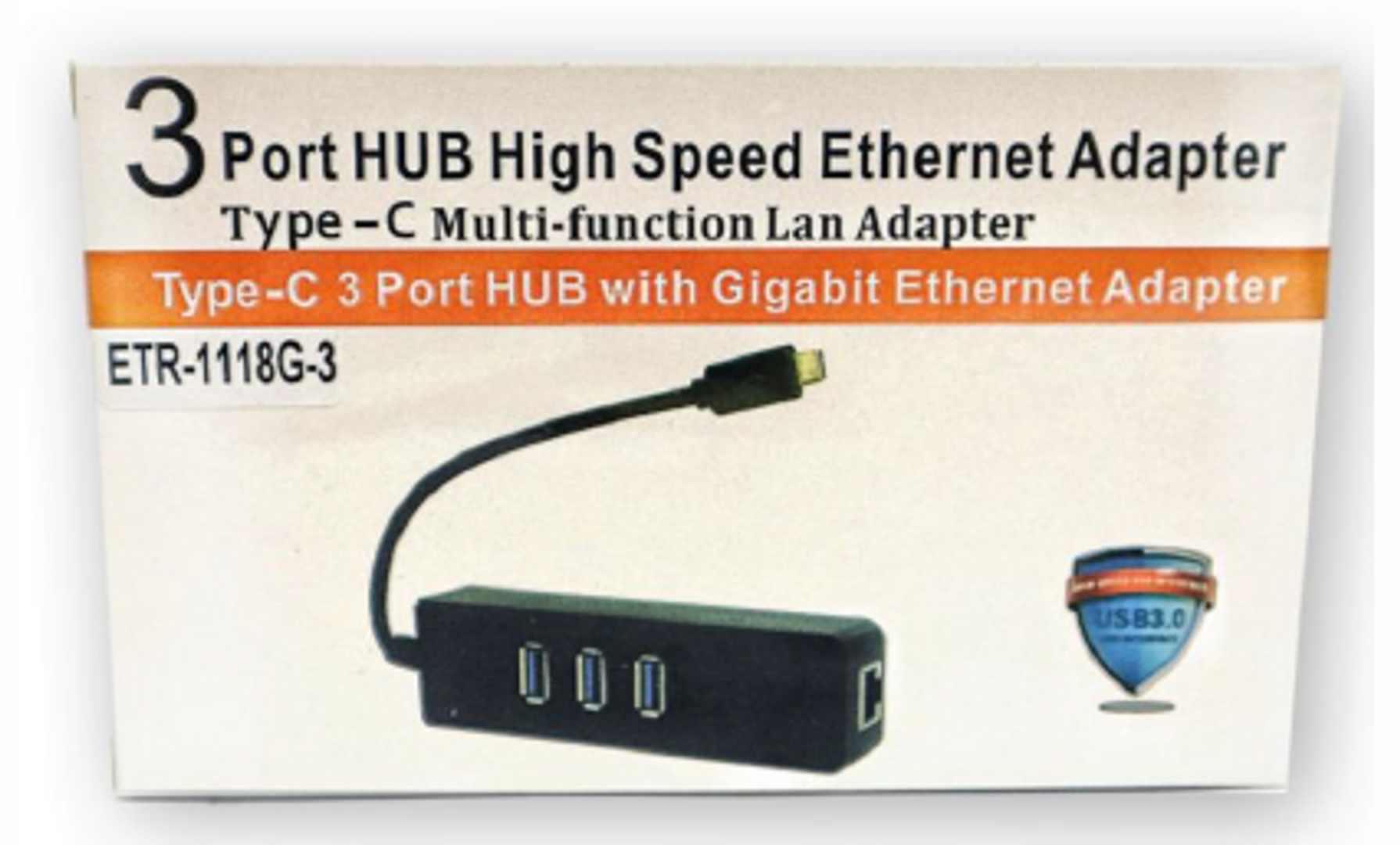 HUB TIPO C LAN 3.0