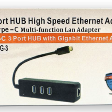 Imagen del producto HUB TIPO C LAN 3.0