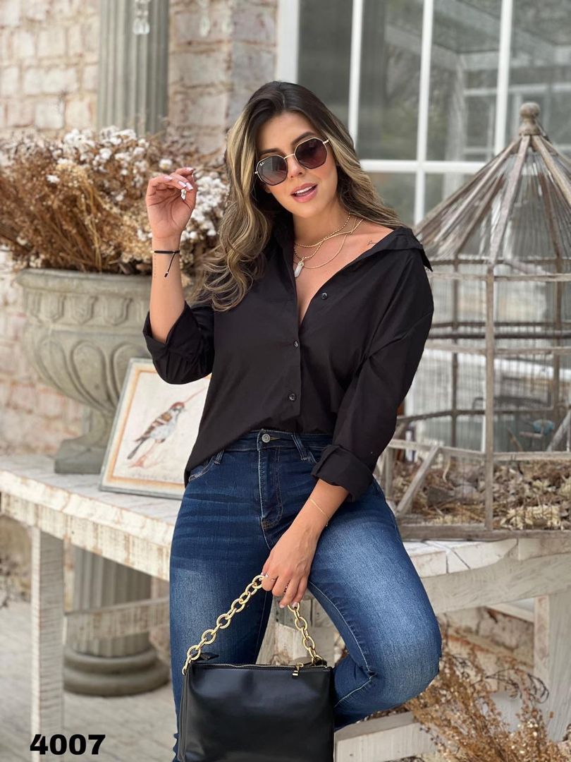 Camisa clásica manga larga 