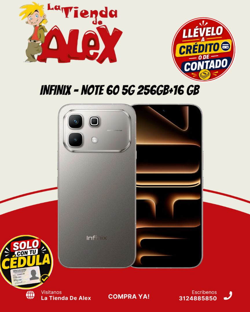 INFINIX - Note 60 5G 256GB+8GB+(8)