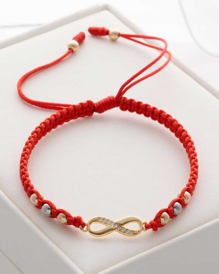 Manilla infinito tres oros 4mmm