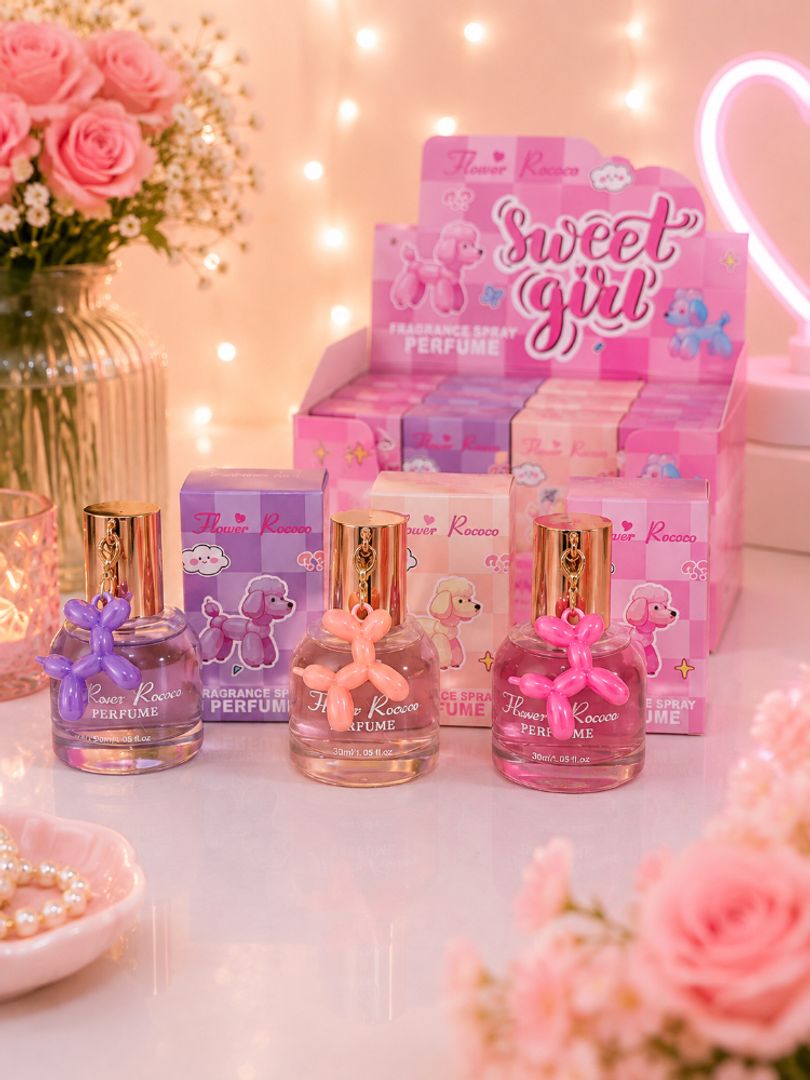 Mini perfumes perrito salchicha 