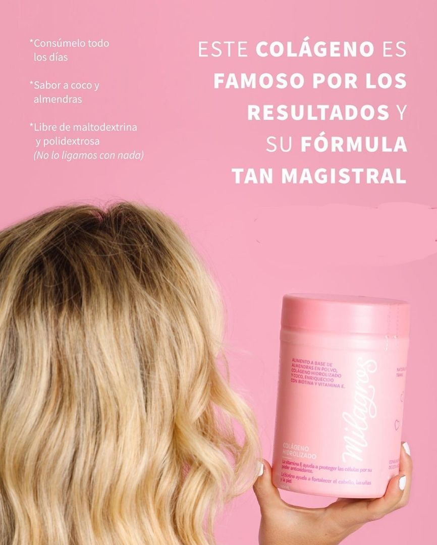  Colageno Hidrolizado Sin Stevia Milagros 