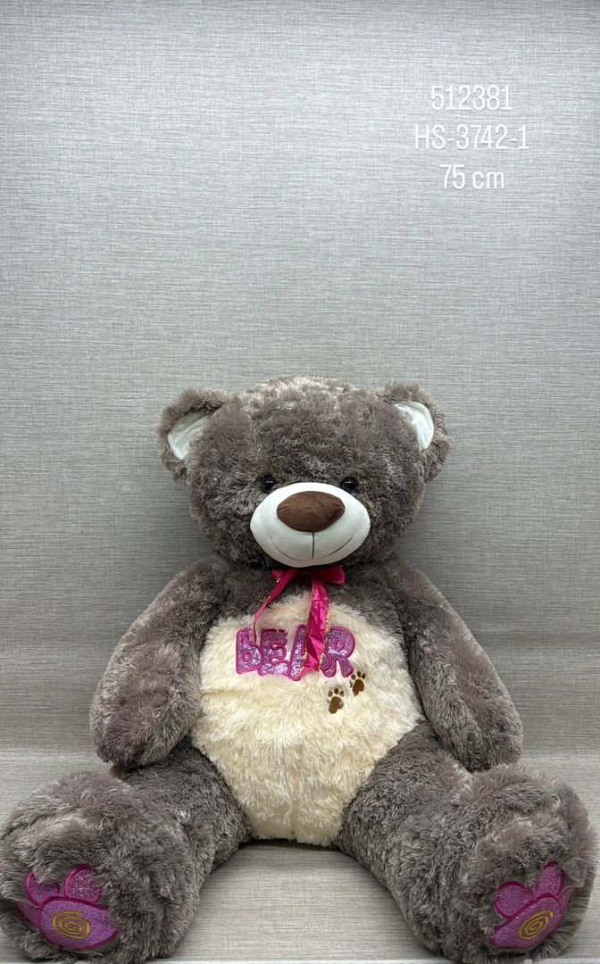 OSO BEAR CON CINTA FUCSIA 75 CM